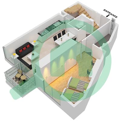 佩拉2区 - 4 卧室公寓类型C戶型图