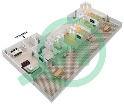 Perla 2 - 4 Bedroom Apartment Type D Floor plan