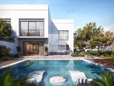 4 Bedroom Villa for Sale in Yas Island, Abu Dhabi - Direct Front Golf| Single Row| Spectacular Layout