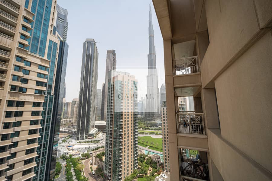 Vacant | Spacious | Burj Khalifa View | Bright