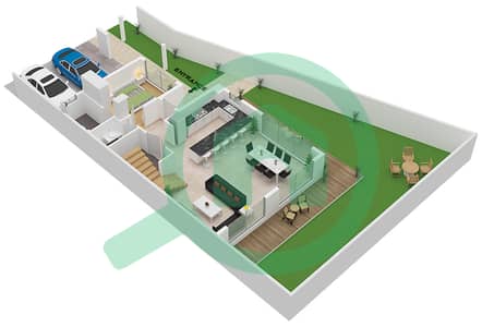 The Legends - 6 Bedroom Townhouse Type TH26-E-L Floor plan