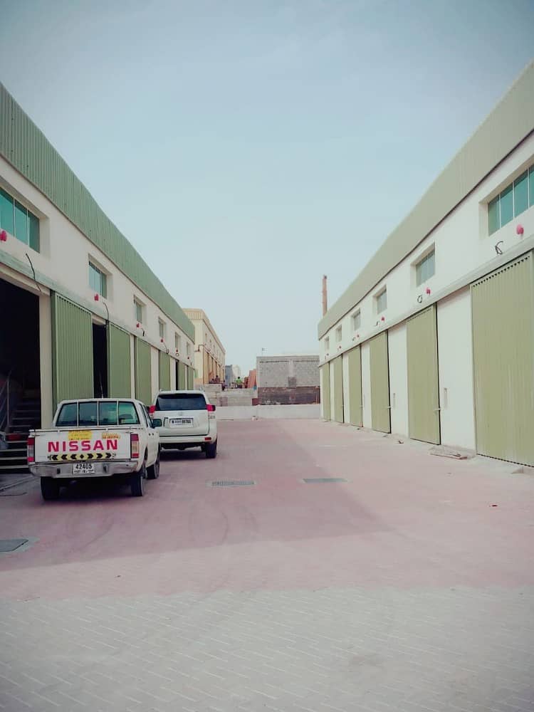 Standred Size Warehouse for rent in Ajman. Al jurf industrial area 2 1500 Sqft 32k