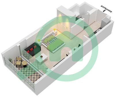 IGO百丽宫 - 单身公寓类型ST3 FLOOR 3-9戶型图