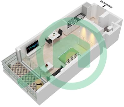 IGO百丽宫 - 单身公寓类型ST4 FLOOR 3-9戶型图