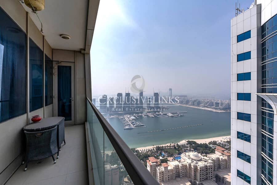 位于迪拜码头，海洋塔楼 2 卧室的公寓 135000 AED - 9259521