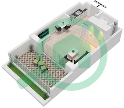 Liva - Studio Apartment Type ST-B Floor plan
