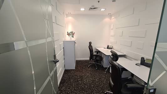 Office for Rent in Al Wahdah, Abu Dhabi - Exciting Offer on a serviced-fitted office space starting AED. 2000/- Monthly | All Inclusive | Internet | ADDC|Tawtheeq