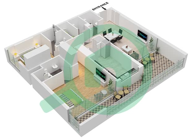 Type 1-T Unit 7 Floor 1