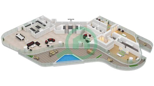 Ava - 4 Bedroom Apartment Unit 01 FLOOR 16 Floor plan