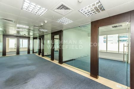 Office for Rent in Sheikh Zayed Road, Dubai - Available | Fitted and Partitioned Office | DED