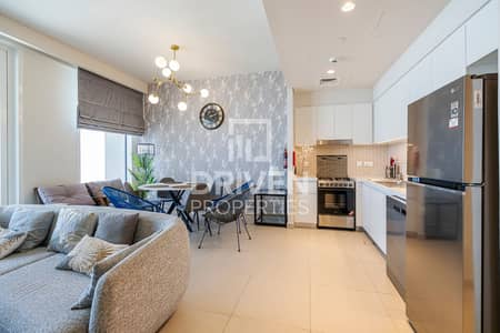2 Bedroom Apartment for Rent in Dubai Creek Harbour, Dubai - Furnished | Canal View | Chiller Free | High Floor