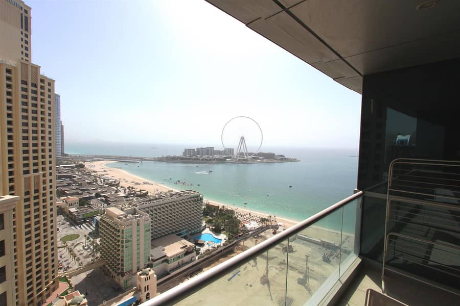 2 Fully furnished 3BR+M | Sea view