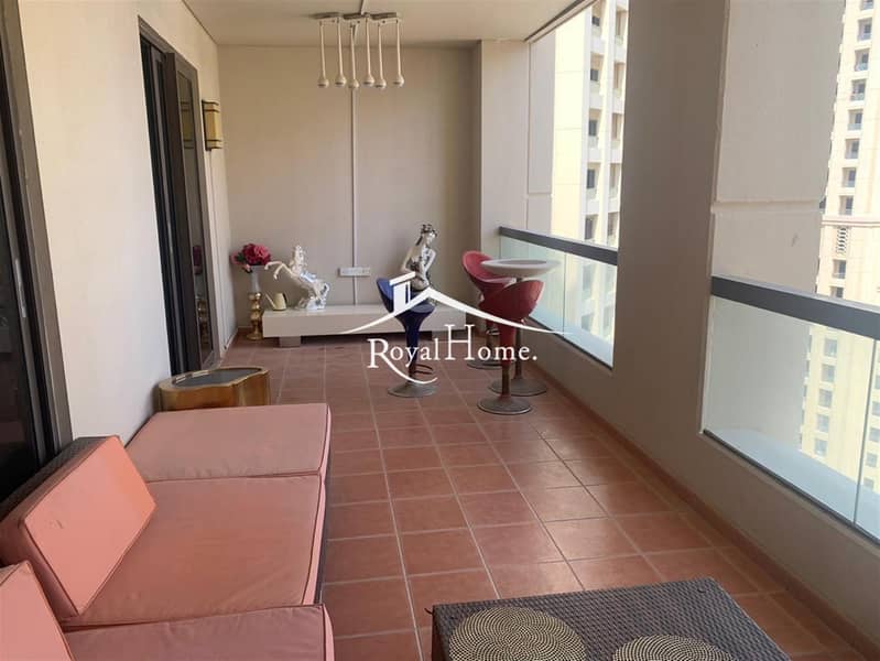 8 Huge Balcony | Spacious Furnished Apartment