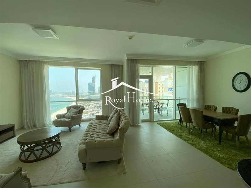 4 Furnished | 2BR Apartment with Panoramic Sea View