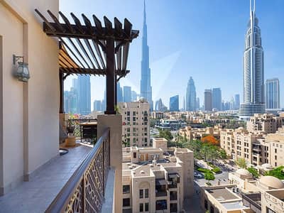 3 Bedroom Apartment for Sale in Downtown Dubai, Dubai - Burj Khalifa View | Rented Asset | 3BR Penthouse | Reehan