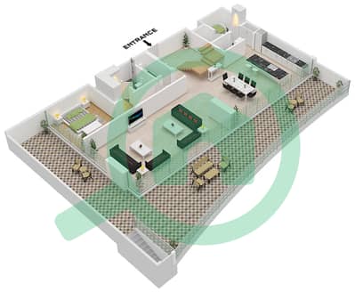 Lagoon Views - 4 Bedroom Apartment Unit G01 FLOOR DUPLEX Floor plan