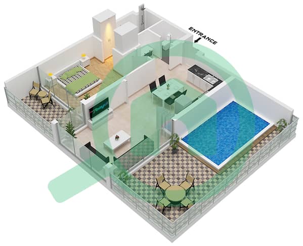 Type F Unit 14-15 Floor 12