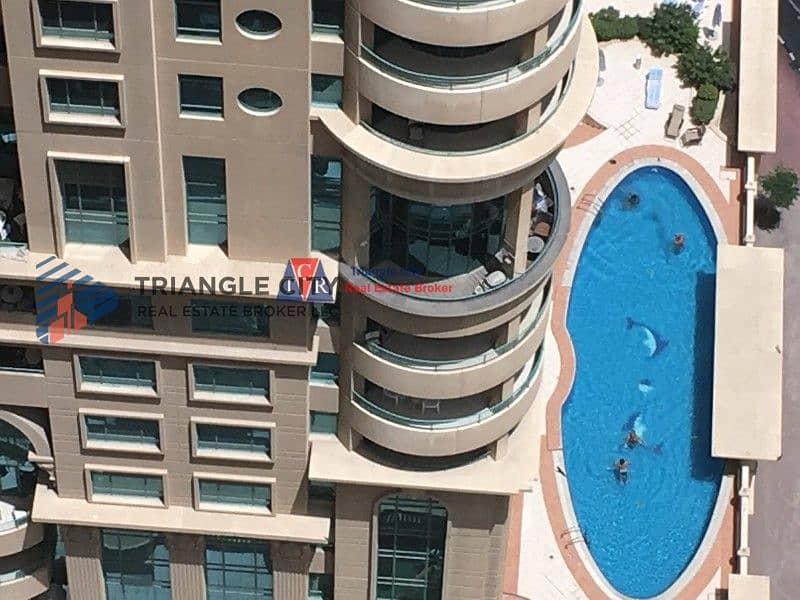 8 Full Sea View | 2 Bed | Chiller Free | Sulafa Tower | Dubai.