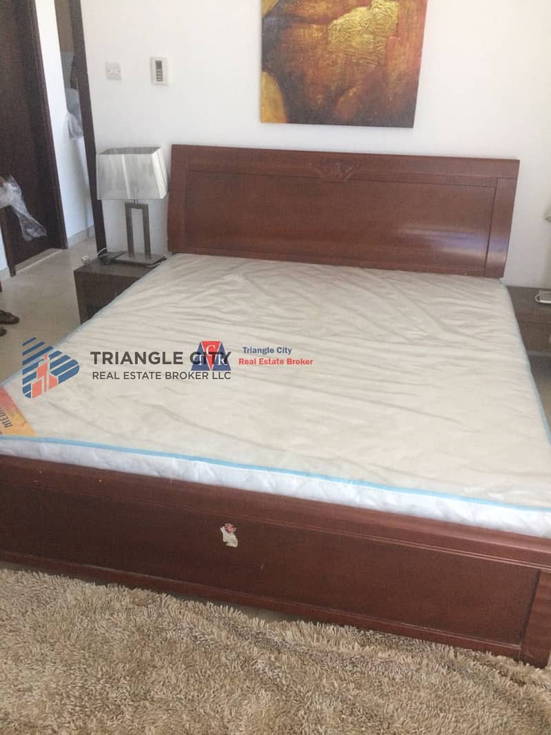 3 furnished one bed room The Diamond tower Sports city