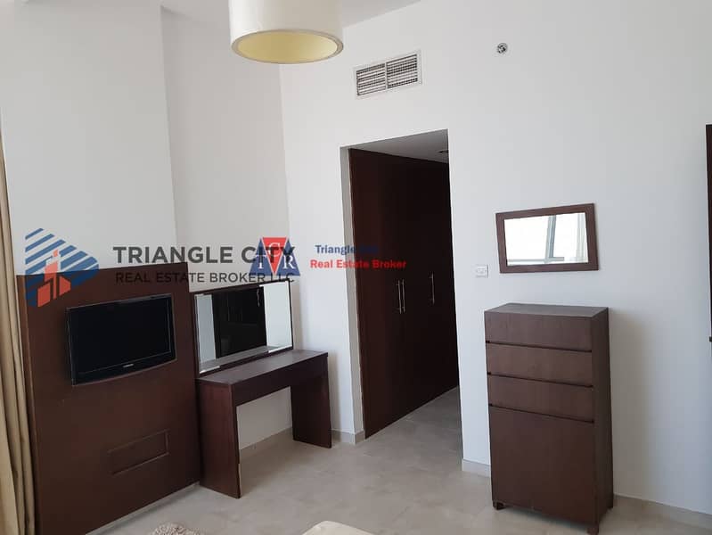 5 furnished one bed room The Diamond tower Sports city