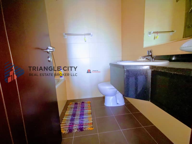 9 Furnished Spacious One Bedroom | Wide Double Balcony