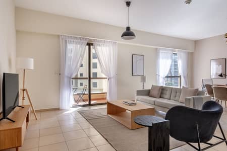 1 Bedroom Flat for Rent in Jumeirah Beach Residence (JBR), Dubai - City View | Furnished | Flexible Terms