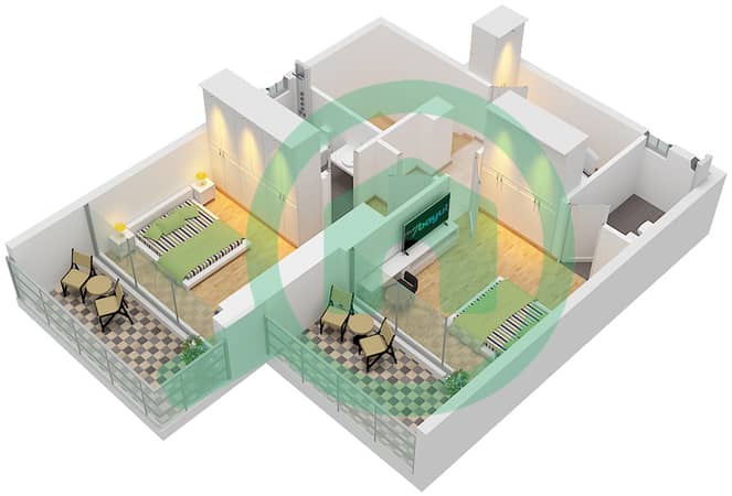 Type I1 / Unit 1412 Floor 14
Type I2  / Unit 1415 Floor 14