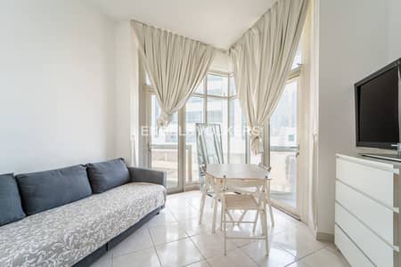 1 Bedroom Flat for Rent in Dubai Marina, Dubai - Studio Converted to 1 bedroom | Furnished | Low Floor