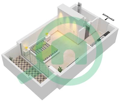珍珠之家2号 - 单身公寓单位1 FLOOR 2-9戶型图