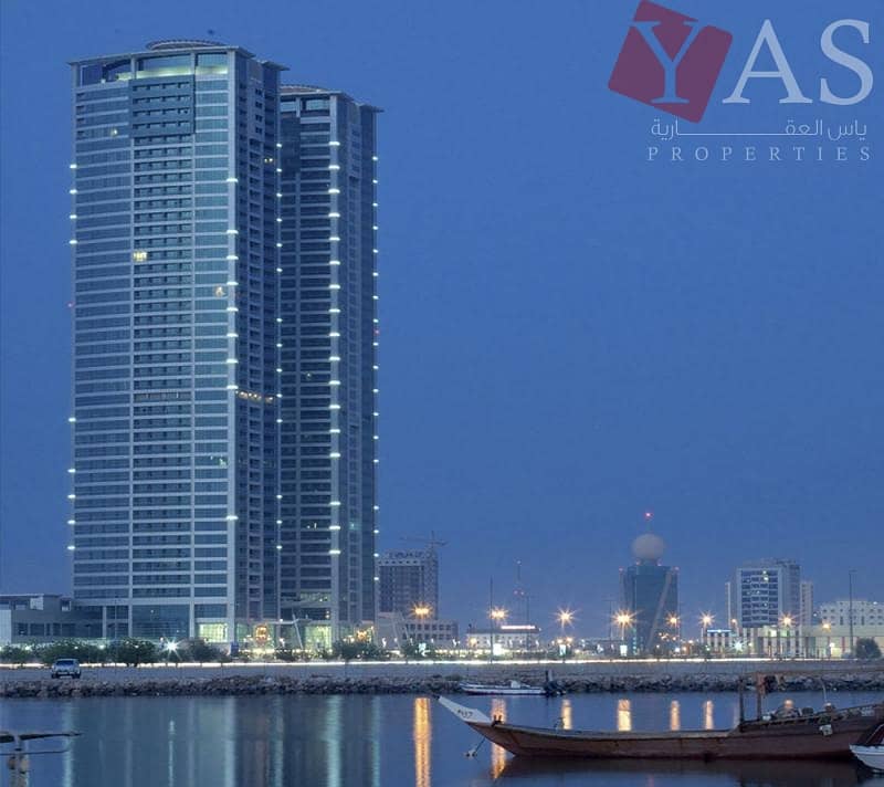 15 Luxurious | 1BR | Sea view Apartment | For Sale in Julphar Tower