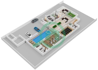 威尼斯别墅 - 6 卧室别墅类型1000E戶型图