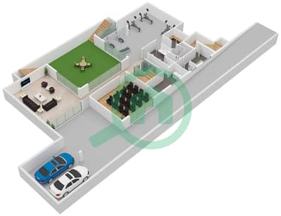 威尼斯别墅 - 5 卧室别墅类型55E戶型图