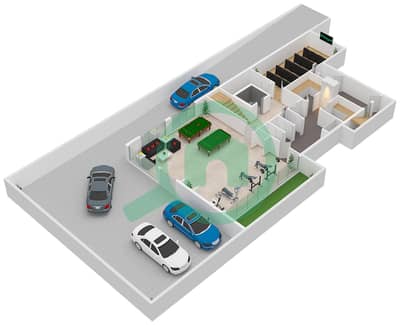 威尼斯别墅 - 7 卧室别墅类型D1E戶型图