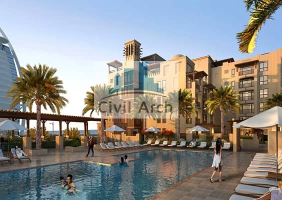 9 NEXT TO BURJ  AL ARAB !! PREMIUM QUALITY 1/BR