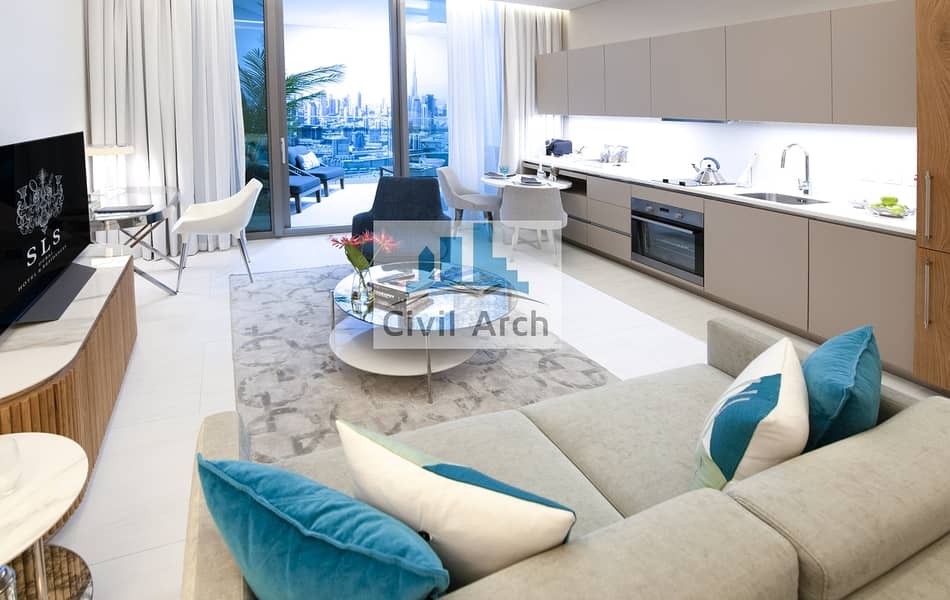 17 30% to get Keys+3 to 7 years pay DUPLEX 2BR STUNNING APT OF DUBAI SLS