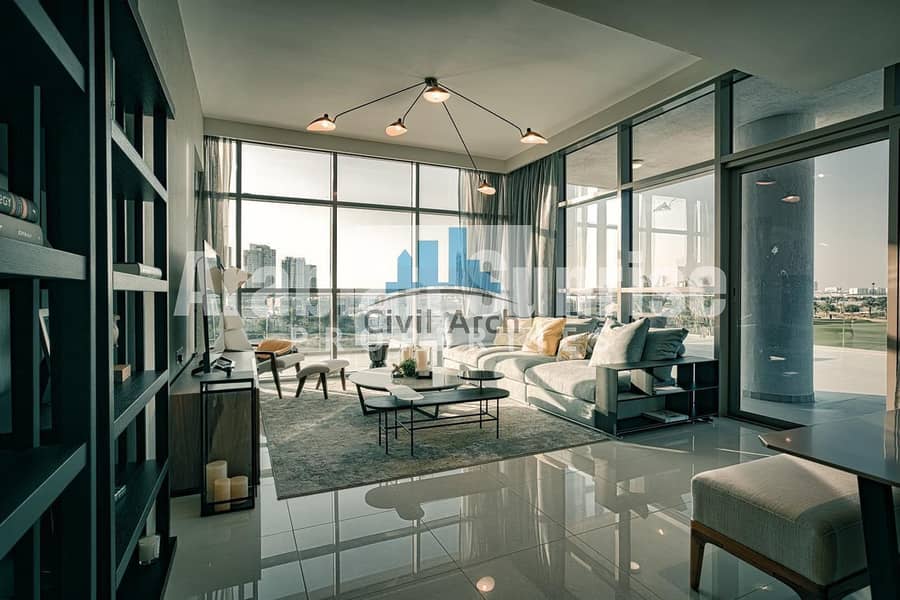 8 LARGEST 1 BR FURNIHSED MOVE-IN NOW**POST HANDOVER PLAN AS WELL