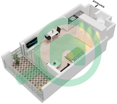 1WOOD Residence - 单身公寓类型I戶型图