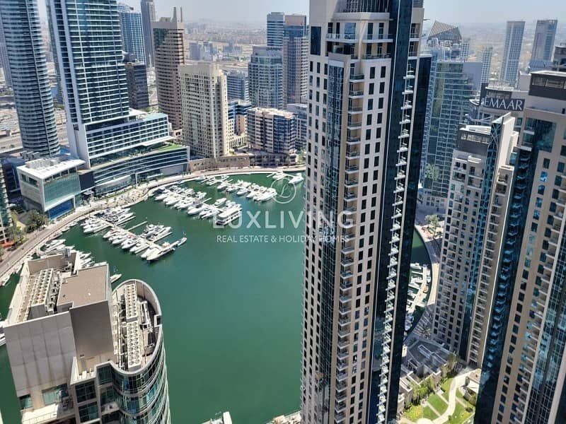 Stunning Marina View | Fully Furnished |High Floor