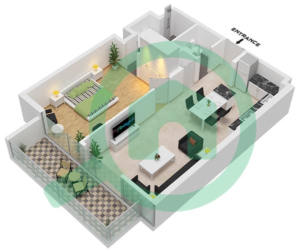 Type 1 / Unit 2 Floor 2-19 Type 1 / Unit 2 Floor 2-19
