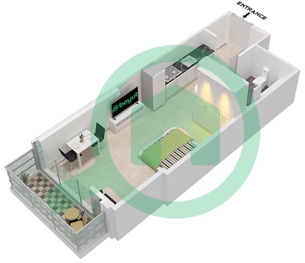 Type 2 / Unit 2,9 Floor 2-6
