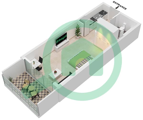 Type 3 / Unit 2,3,7,8 Floor 1-6 Type 3 / Unit 2,3,7,8 Floor 1-6