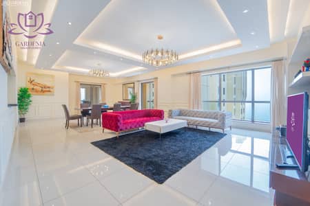 朱美拉海滩住宅（JBR）， 迪拜 4 卧室单位待租 - Living 5. jpg