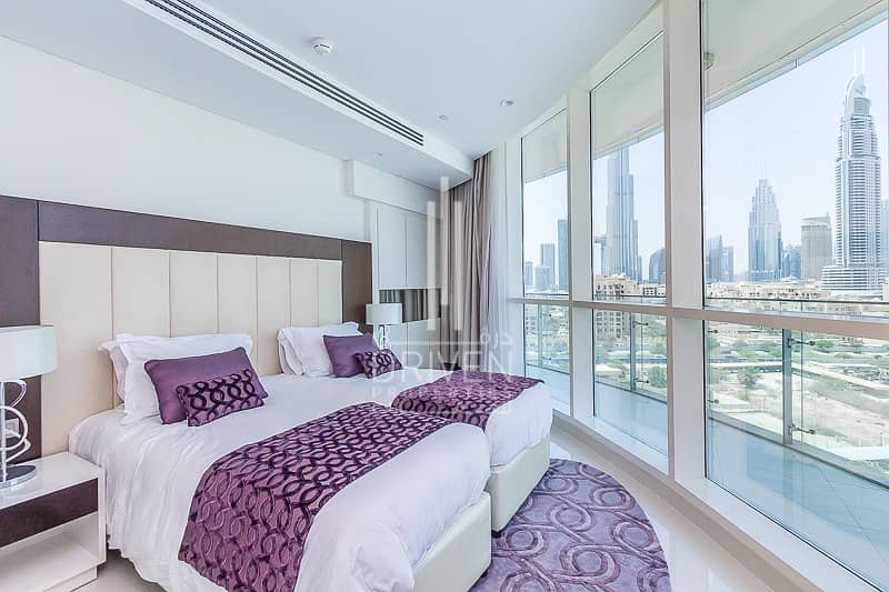 6 Luxurious 2 BR Apt. | High Floor | Canal