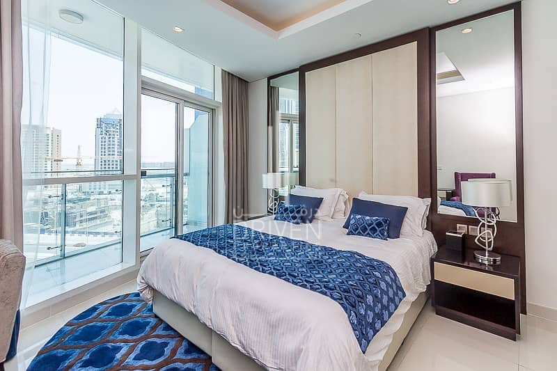 7 Luxurious 2 BR Apt. | High Floor | Canal