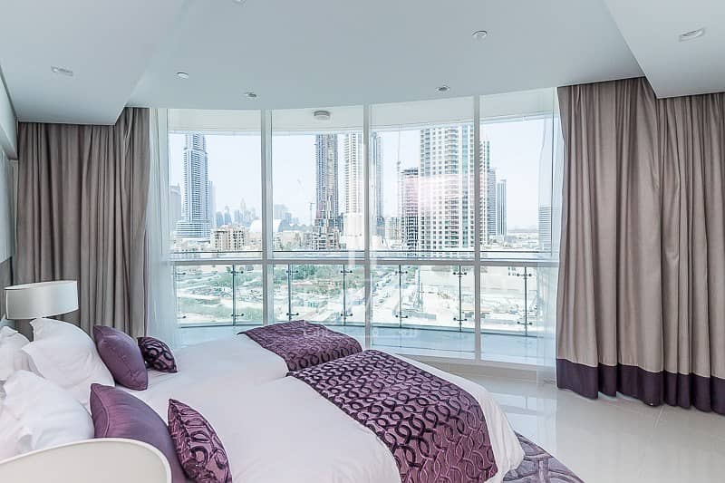 9 Luxurious 2 BR Apt. | High Floor | Canal
