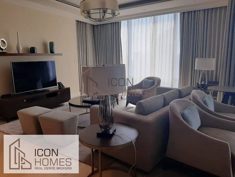 Luxurious Fully Furnished 3br+ Maid | Full Burj View Luxurious Fully Furnished 3br+ Maid | Full Burj View