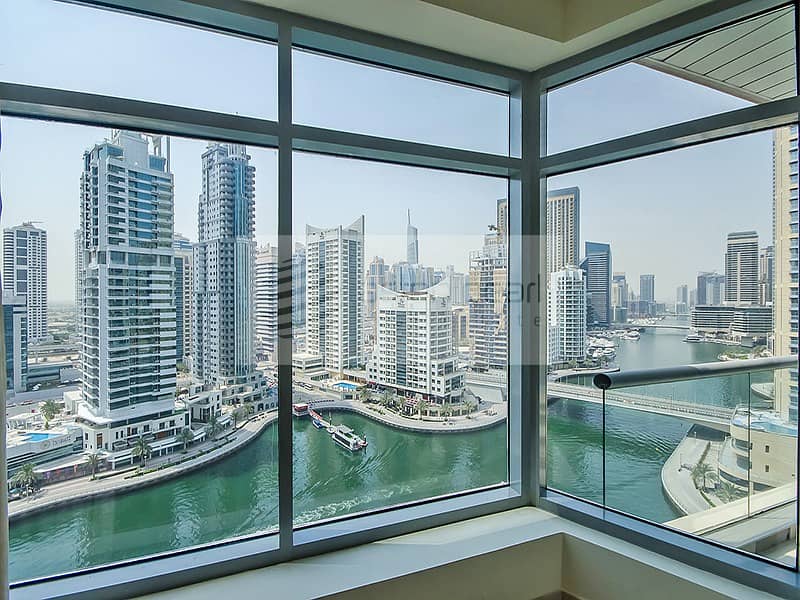 Well Furnished 2BR with Full Marina View