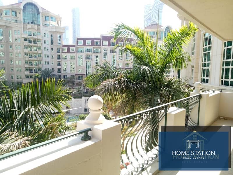 2 3+ Maids, Burj Khalifa, Garden and Pool View Balcony