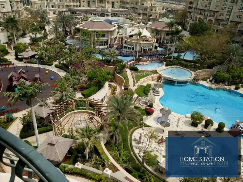 5 3+ Maids, Burj Khalifa, Garden and Pool View Balcony