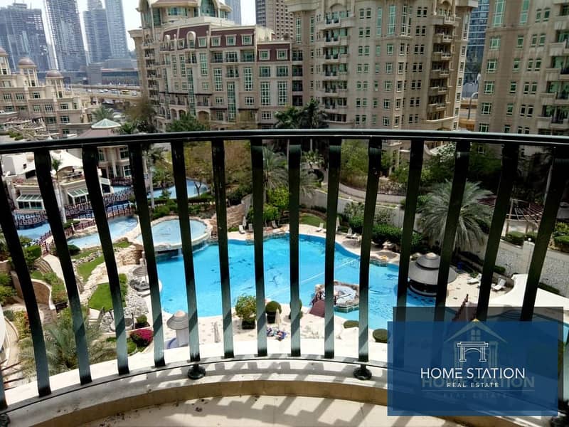 6 3+ Maids, Burj Khalifa, Garden and Pool View Balcony